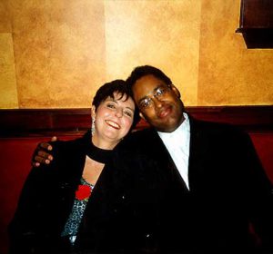 Judy Rafat mit Jon Faddis, Dizzys Gedenkfeier, New Jersey 1997