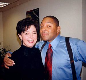 Judy Rafat mit Wynton Marsalis, Schanghai 2000